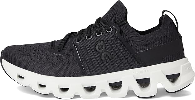 On Women's Cloudswift 4 Running Shoes Black/White 3WF10110299