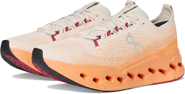 On Mens Cloudsurfer Max Pearl/Tangerine 3MF30433196