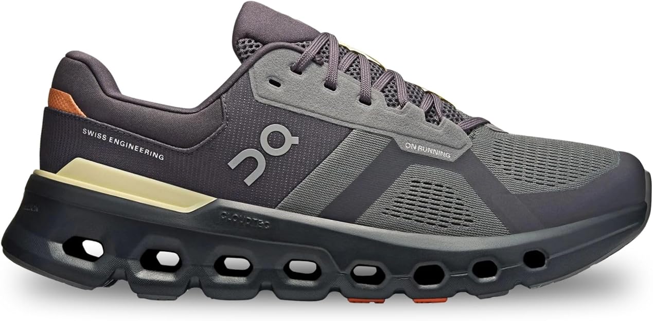 On Men's Cloudrunner 2 Sneakers Rock/Tangerine 3ME10144284