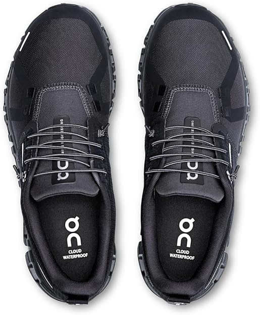 On Women's Cloud 6 Waterproof Sneakers Black/Black 3WF10051043