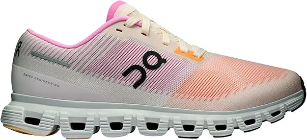 On Women's Cloud 6 push tangerine/raspberry mesh 3WF10042998