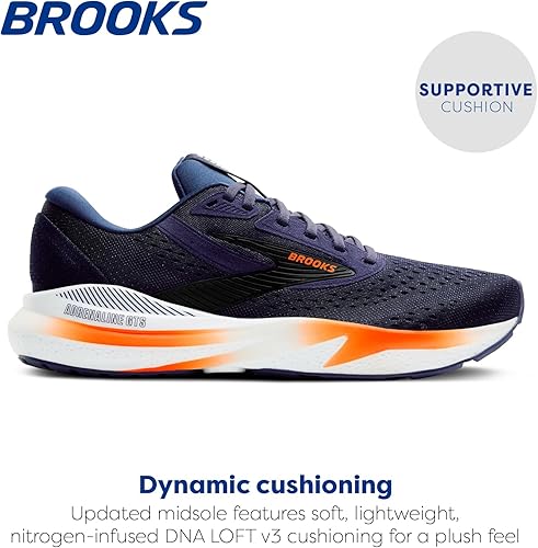 Brooks Men’s Adrenaline GTS 24 Supportive Running Shoe 1104371D458