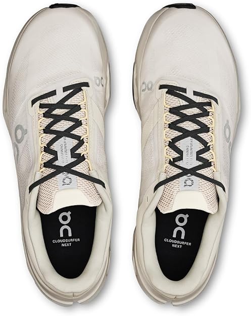 On Men's Cloudsurfer Next Sneakers Ivory/Silver 3ME30022906