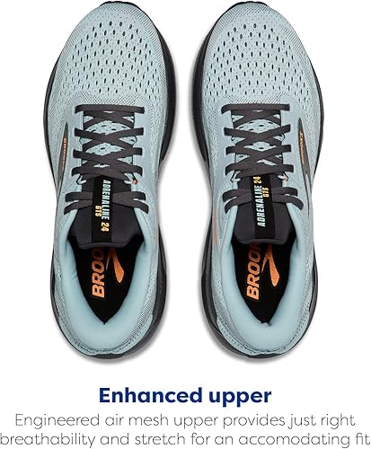 Brooks Men’s Adrenaline GTS 24 Supportive Running Shoe 1104371D416