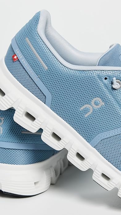 On Womens Cloud 6 Chambray/White 3WF10061508