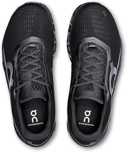 On Mens Cloudmonster 2 Black/Black 3ME10121043