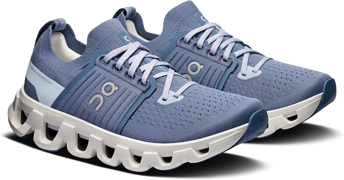 On Women's Cloudswift 4 Running Shoes Metal/Heather 3WF10113220