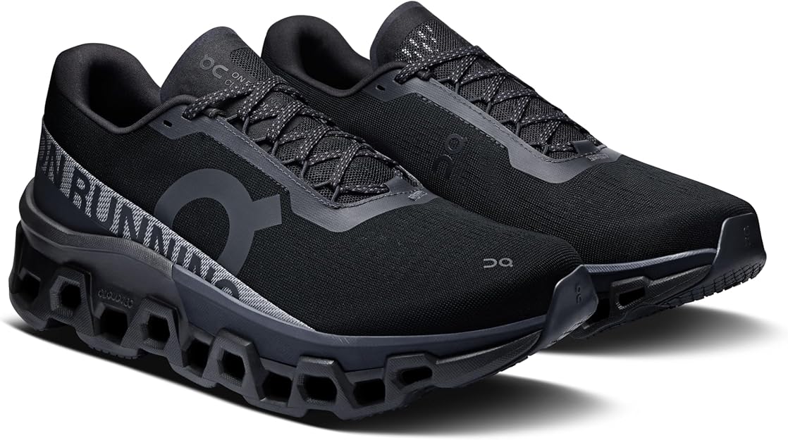 On Mens Cloudmonster 2 Black/Black 3ME10121043