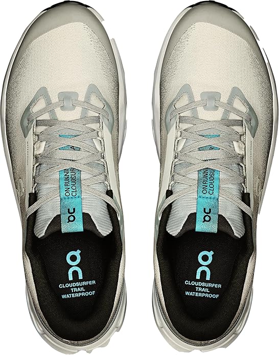 On Mens Cloudsurfer Trail 2 Waterproof Apollo/Glacier 3MF30243643