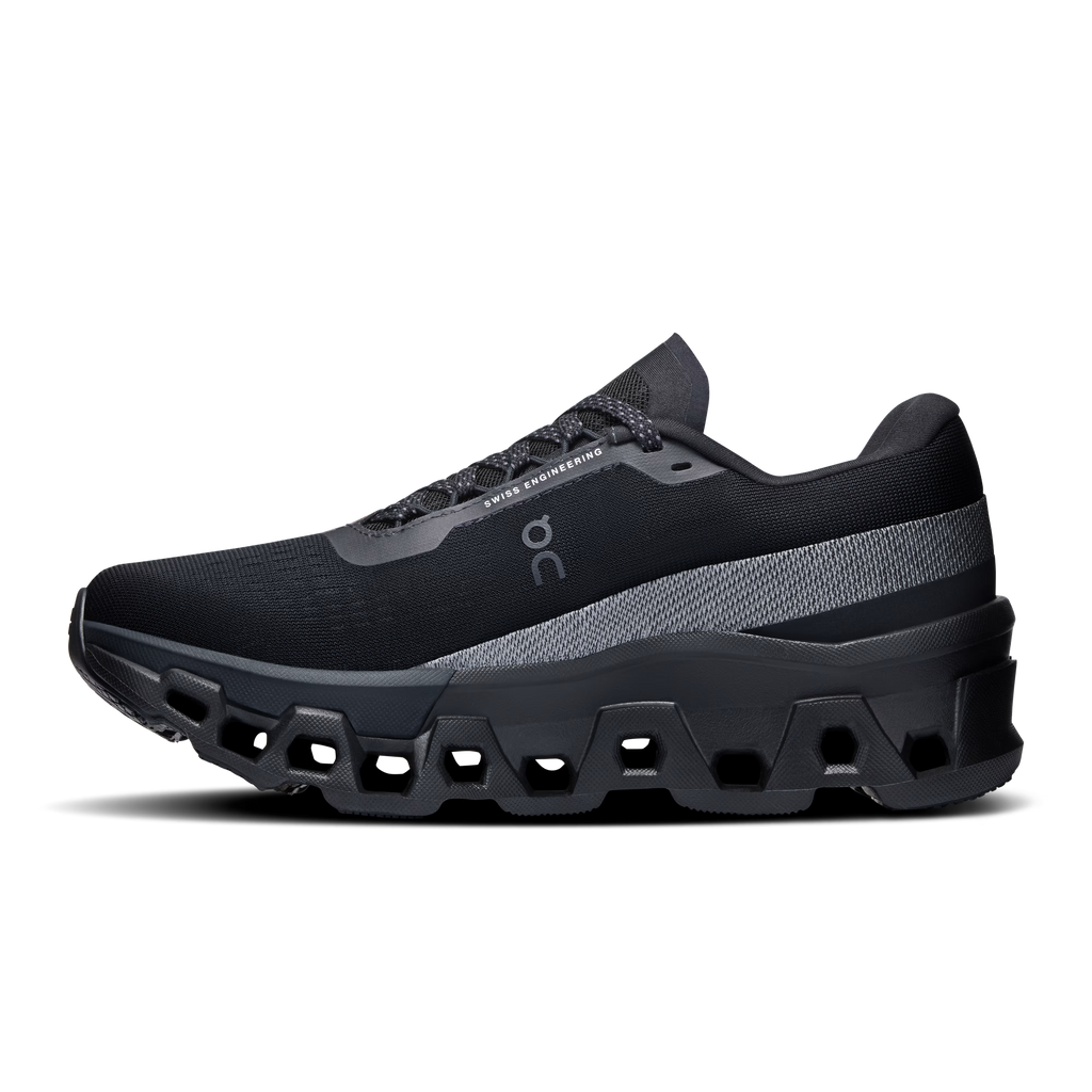 On Women's Cloudmonster Sneakers Black/Eclipse 3WE10110106