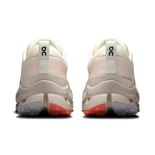 On Womens Cloudsurfer Trail 2 Ivory/Salmon 3WF30103297