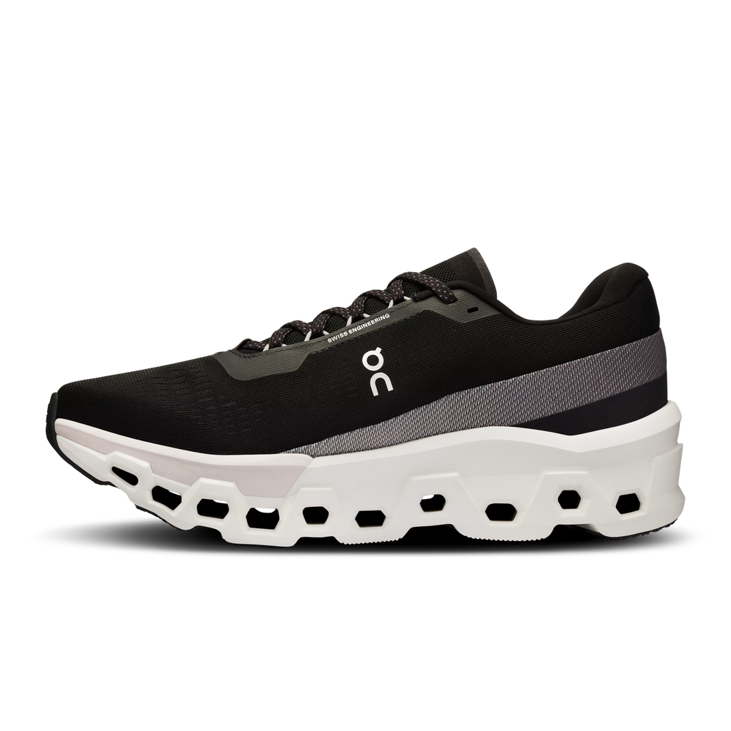 On Men's Cloudmonster 2 Running Shoes Black/Frost 3ME10121197