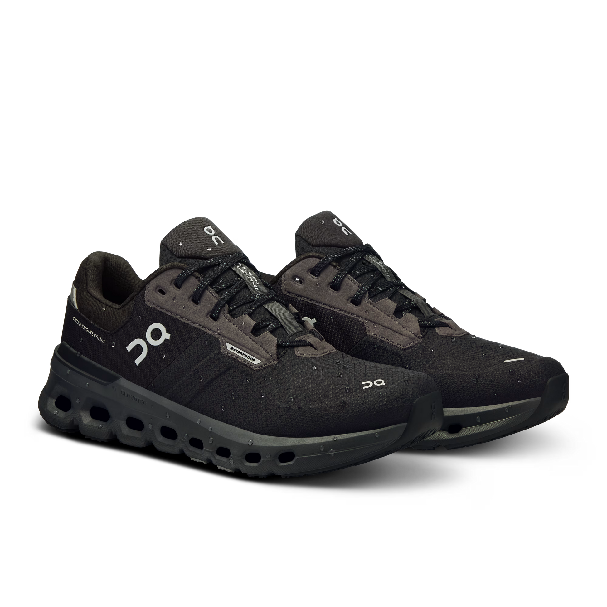 On Women's Cloudrunner 2 Waterproof Magnet/Black 3WE10142130