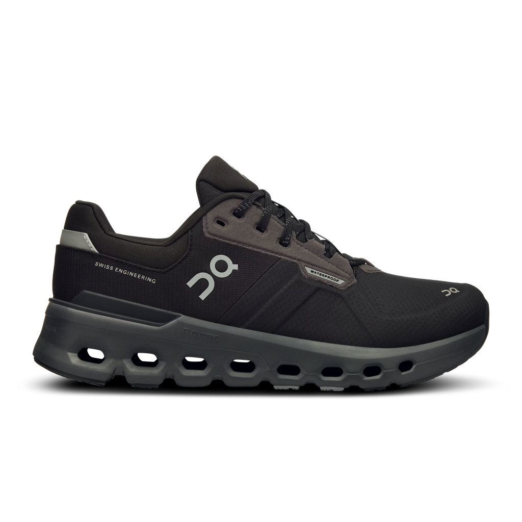 On Women's Cloudrunner 2 Waterproof Magnet/Black 3WE10142130